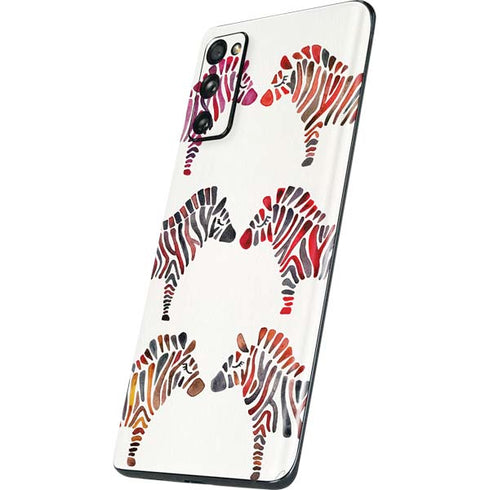 Cat Coq Rainbow Zebras Galaxy S20 Fan Edition Skin